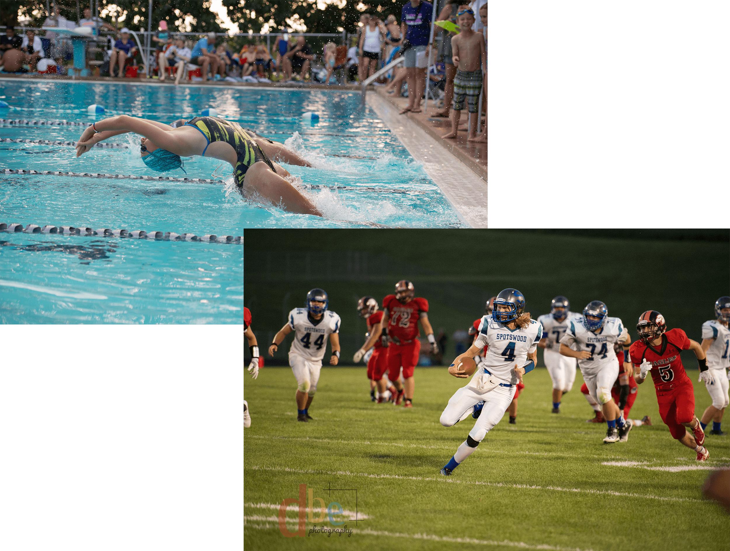 Swimming and Football Event